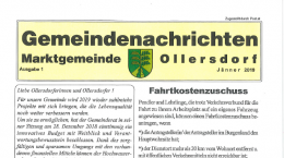 Vorschaubild Gemeindenachrichten Ollersdorf