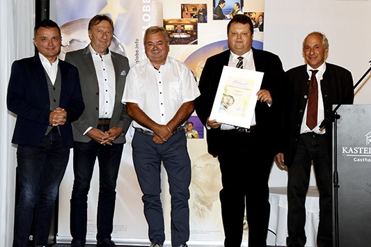 Überreichung des Energy Globe Award für Ollersdorf im Burgenland